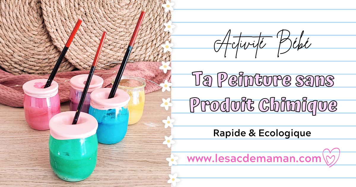 Recette de Peinture sans Produit Chimique - Le sac de maman